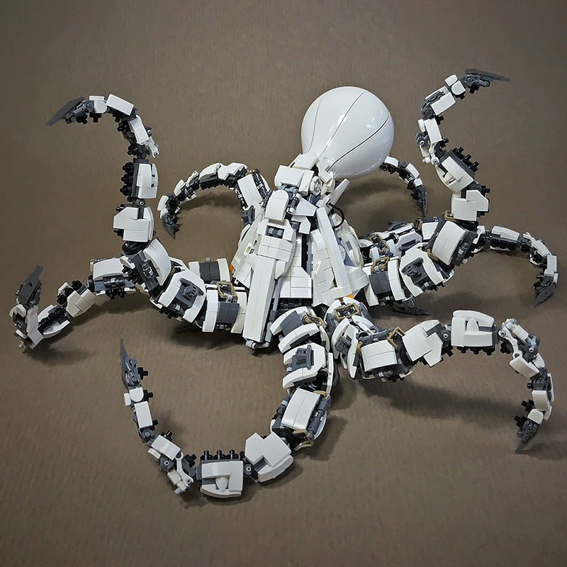 Mecha Octopus MOC Building Kit | 2158 PCS Sci-Fi Ocean Mecha Model - 2