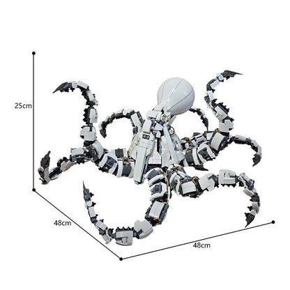 Mecha Octopus MOC Building Kit | 2158 PCS Sci-Fi Ocean Mecha Model - 4