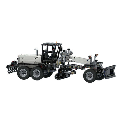 Mechanical Grader MOC Building Kit | Construction Vehicle Model - 1