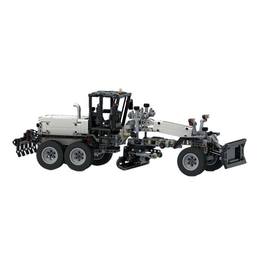 Mechanical Grader MOC Building Kit | Construction Vehicle Model - 1
