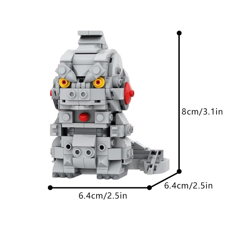 Mechanical Kaiju Cube Character MOC Building Kit - 4