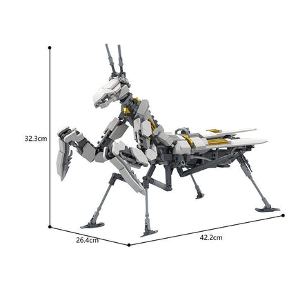 Mechanical Mantis MOC Wildlife Model Building Kit | Insect Design - 4