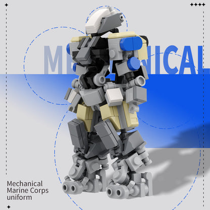 Mechanised Marine Suit Building Kit | LEGO-Compatible MOC - 2