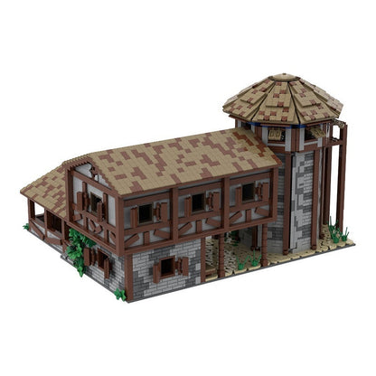 Medieval Archery Range MOC Building Kit | Fantasy Castle Training Ground - 4