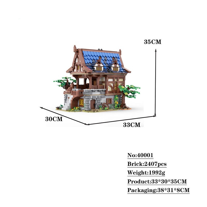 Medieval Armory MOC Building Kit | Castle Weapon Storage Architecture - 4