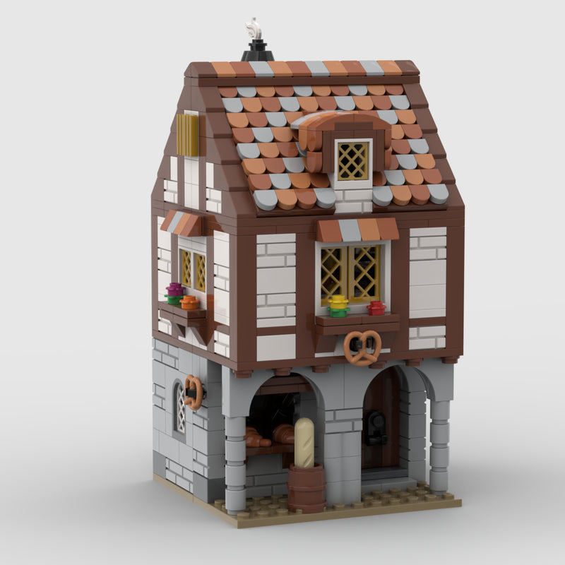 Medieval Bakery MOC Building Kit | LEGO-Compatible MOC - 4