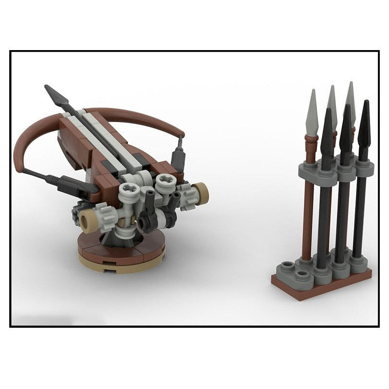 Medieval Ballista MOC Building Kit | Historic Siege Weapon Model - 3