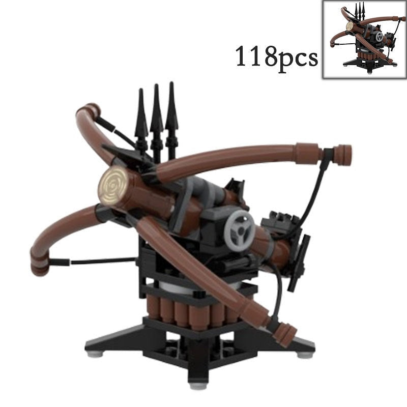 Medieval Ballista MOC Building Kit | Historic Siege Weapon Model - 7