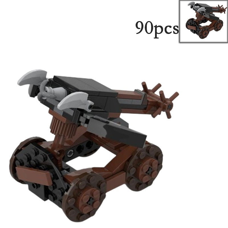 Medieval Ballista MOC Building Kit | Historic Siege Weapon Model - 9