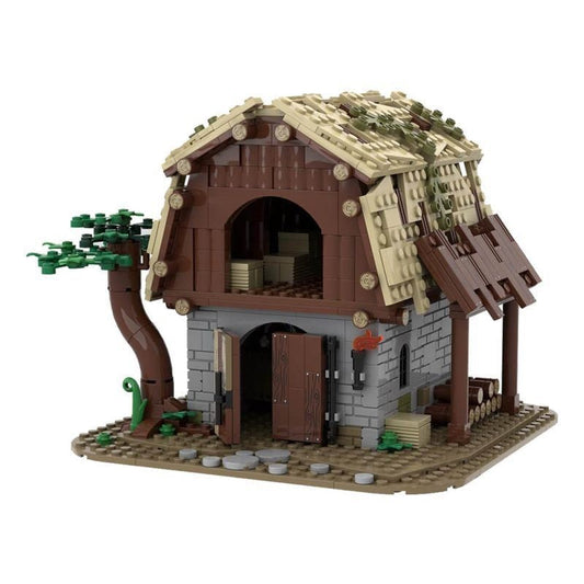 Medieval Barn Building Kit | LEGO-Compatible MOC - 1