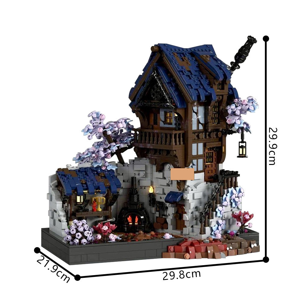 Medieval Blacksmith and Forge Building Kit | LEGO-Compatible MOC - 4