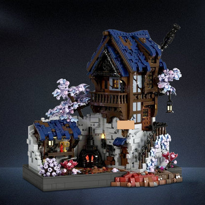 medieval blacksmith and forge building set | moc-213181 - 1