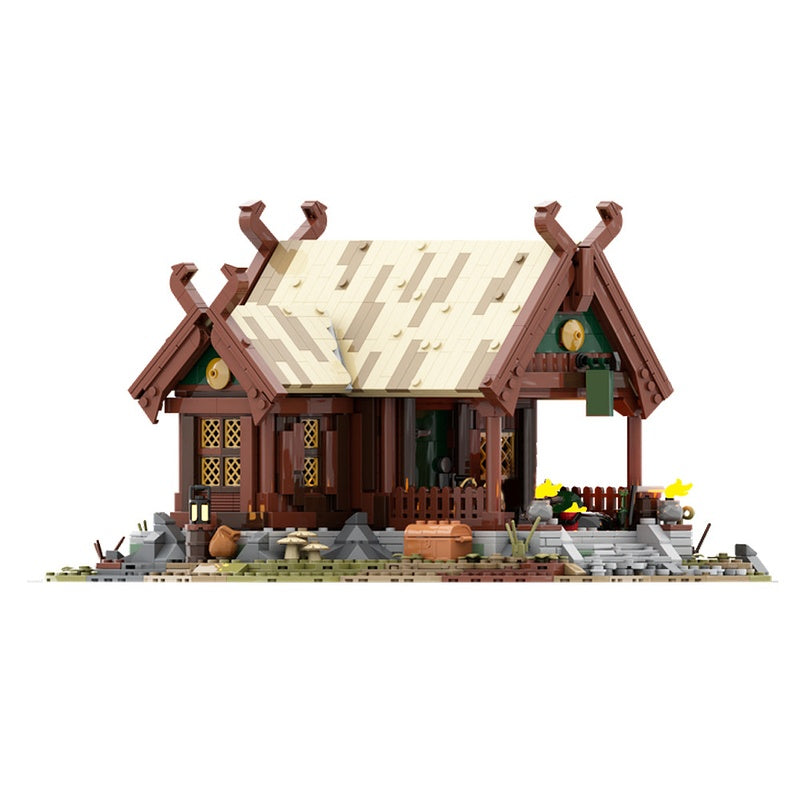 Medieval Blacksmith House MOC Building Kit | Fantasy Workshop - 3