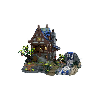Medieval Blacksmith MOC Building Kit | Historic Forge Workshop - 1