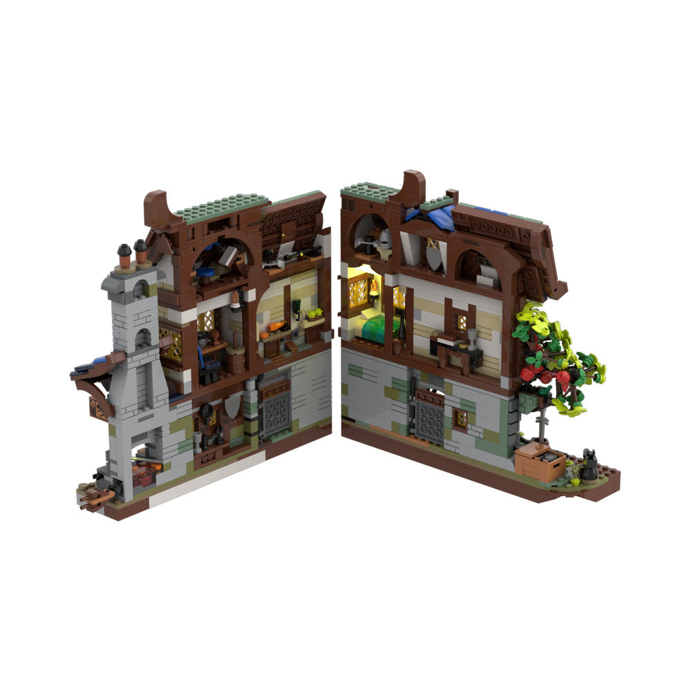 Medieval Blacksmith Nook Building Kit | LEGO-Compatible MOC - 3