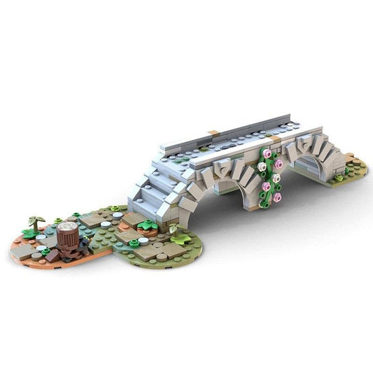 Medieval Bridge MOC Building Kit | Historic Architecture Model - 1