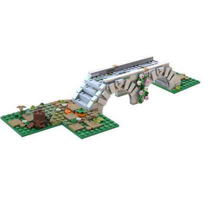 Medieval Bridge MOC Building Kit | Historic Architecture Model - 2