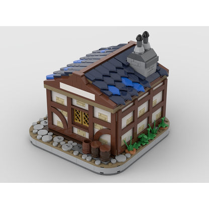Medieval Castle Brewery MOC Full Interior Building Kit - 2