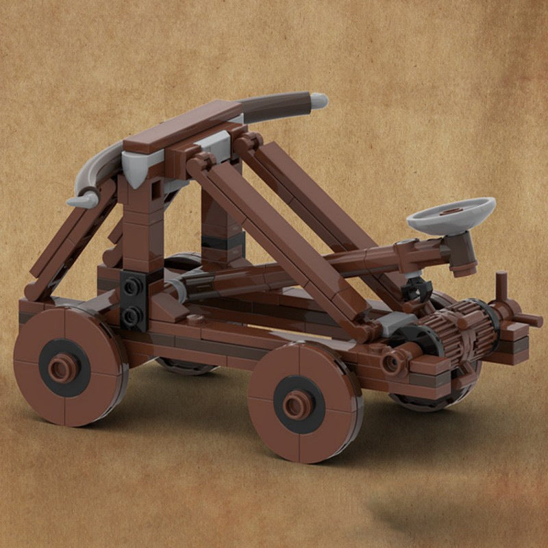 Medieval Catapult MOC Building Kit | Historic Siege Engineering Model - 3
