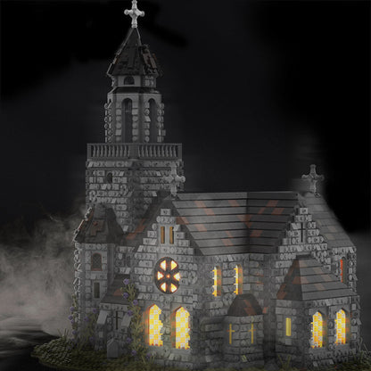 Medieval Cathedral Building Kit | LEGO-Compatible MOC - 4