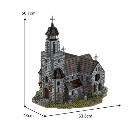 Medieval Cathedral Building Kit | LEGO-Compatible MOC - 7