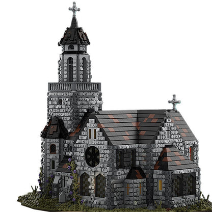 Medieval Cathedral MOC Building Kit | Historic Architecture Model - 1