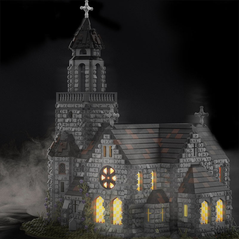 Medieval Cathedral MOC Building Kit | Historic Architecture Model - 4