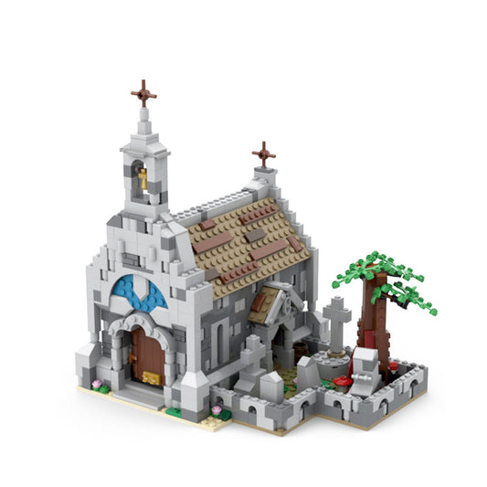 medieval chapel building set | moc-155491 - 1