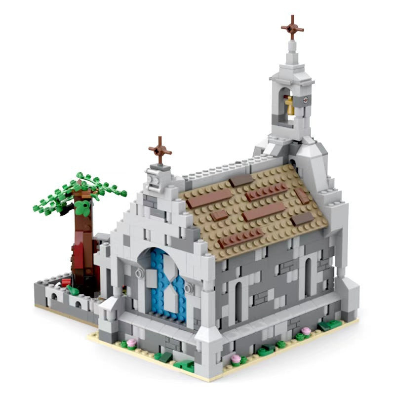 medieval chapel building set | moc-155491 - 2