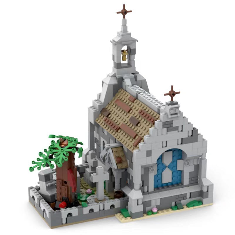 medieval chapel building set | moc-155491 - 3