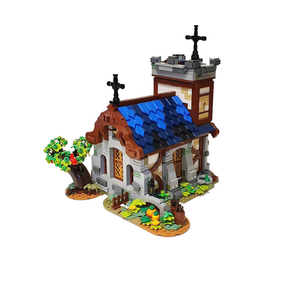 medieval church building set | moc-148387 - 3