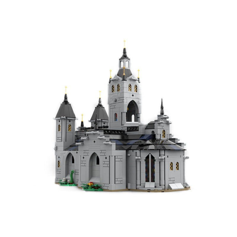 Medieval Church MOC Building Kit | 1445 PCS Historic Architecture Model - 5