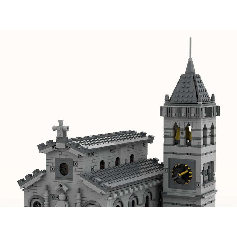 Medieval Church MOC Building Kit | Historic Cathedral Architecture Model - 5