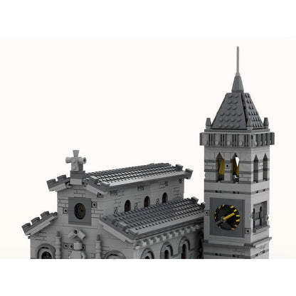 Medieval Church MOC Building Kit | Historic Cathedral Architecture Model - 5