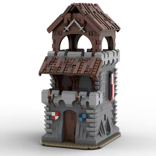 Medieval City Guard Tower Modular MOC Building Kit - 1