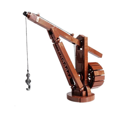 medieval crane building set | moc-152771 - 3