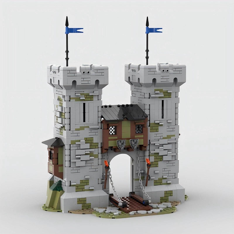 Medieval Dark Eagle Knight Castle Building Kit | LEGO-Compatible MOC - 2