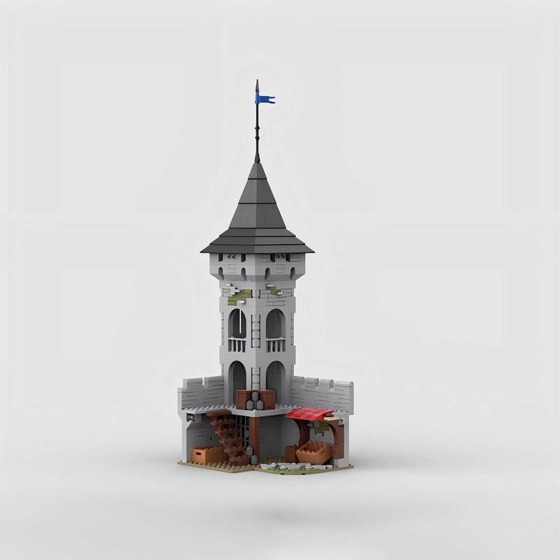 Medieval Dark Eagle Knight Castle Building Kit | LEGO-Compatible MOC - 3