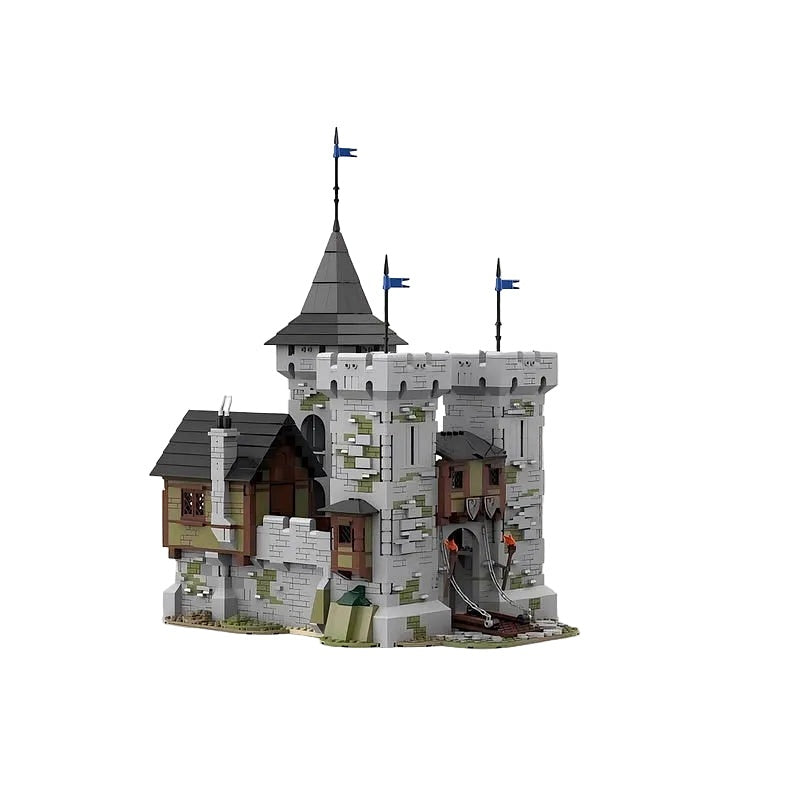 Medieval Dark Eagle Knight Castle MOC Building Kit - 1
