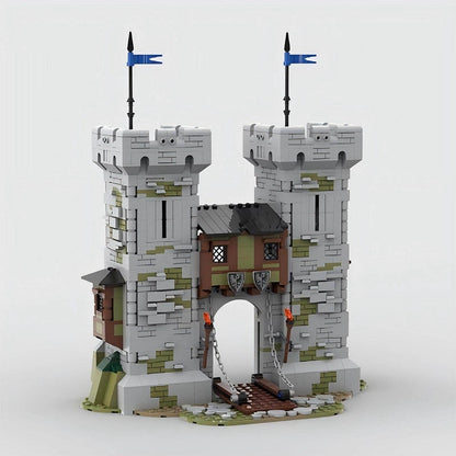 Medieval Dark Eagle Knight Castle MOC Building Kit - 2