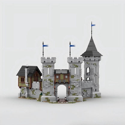 Medieval Dark Eagle Knight Castle MOC Building Kit - 5