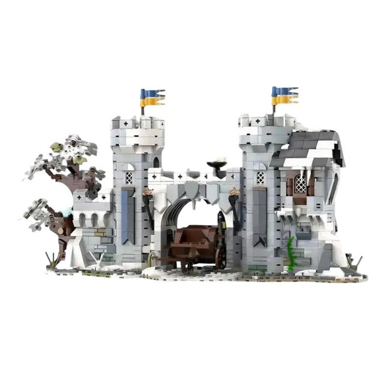 Medieval Falcon Fortress Gate Building Kit | Compatible MOC - 2
