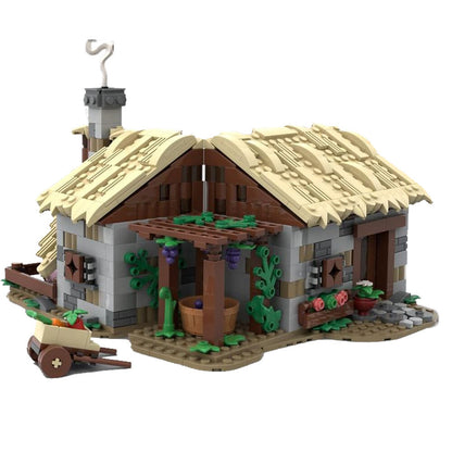 medieval farm house building kit | moc-137856 - 3