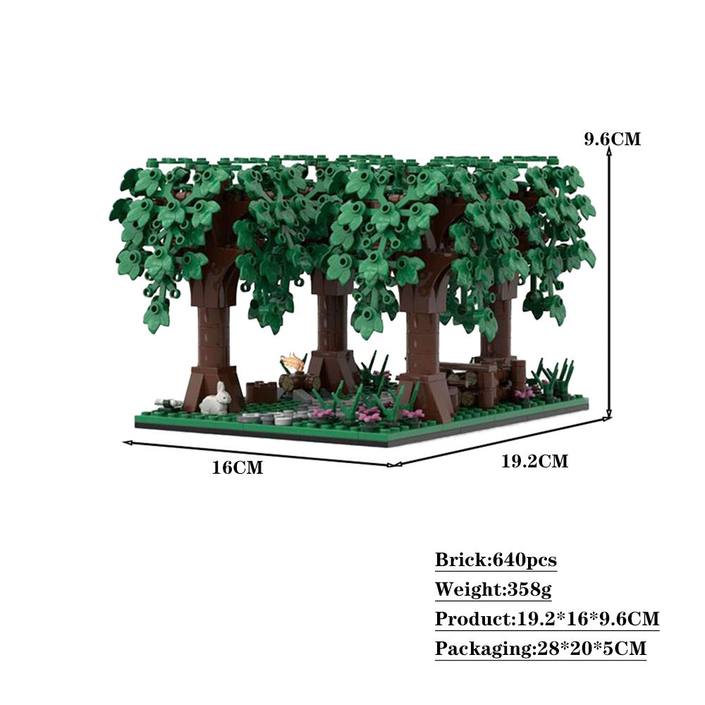 medieval forest building set | moc-151549 - 2