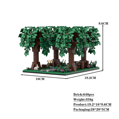 medieval forest building set | moc-151549 - 2