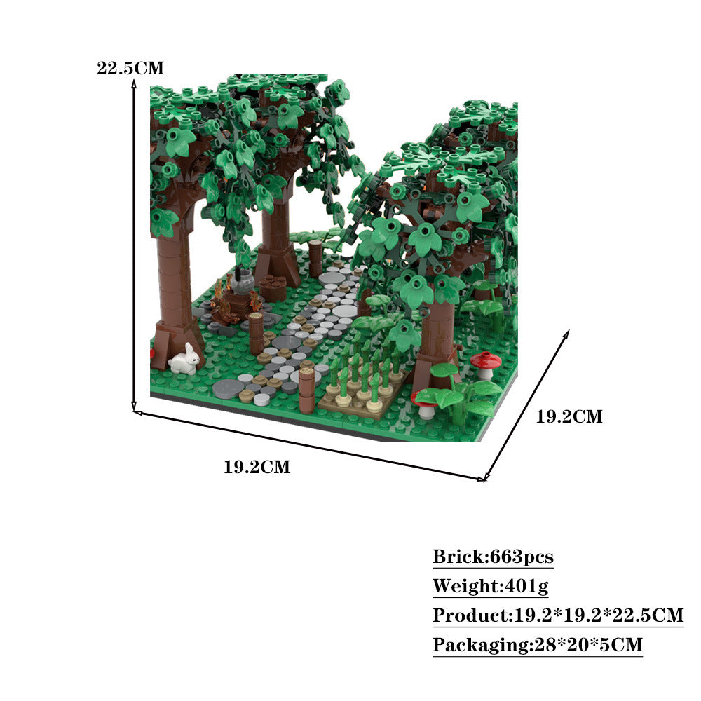 medieval forest building set | moc-171491 - 2