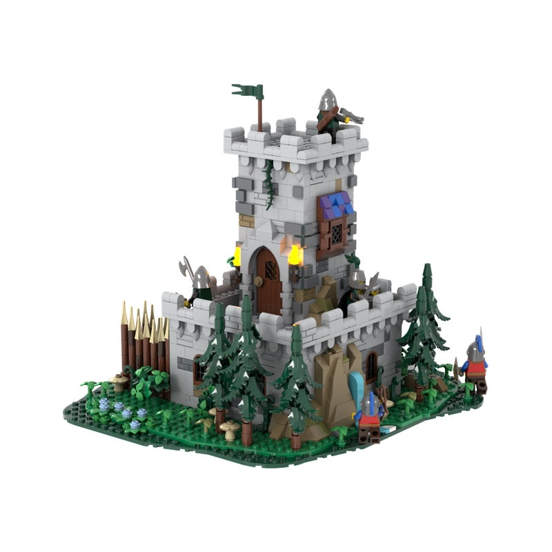 Medieval Forest Watchtower MOC Building Kit - 3
