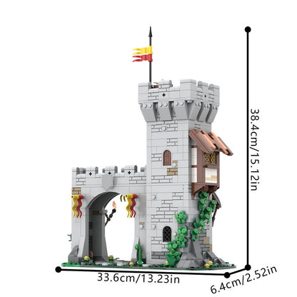 Medieval Fortified Town Gate MOC Building Kit - 3