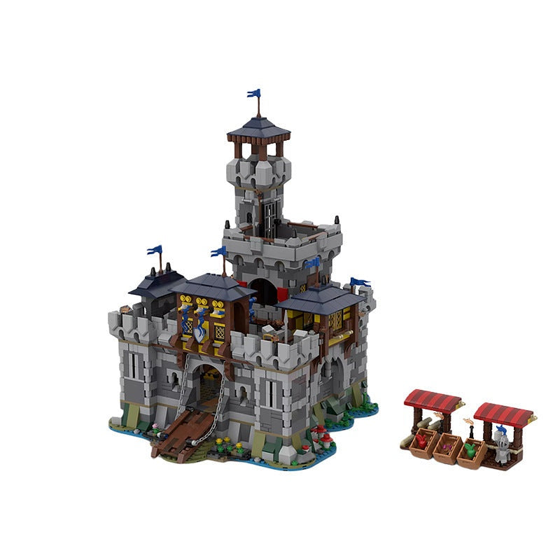Medieval Fortress MOC Building Kit | 3028 PCS Historic Castle Architecture - 1