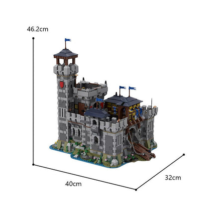 Medieval Fortress MOC Building Kit | 3028 PCS Historic Castle Architecture - 3